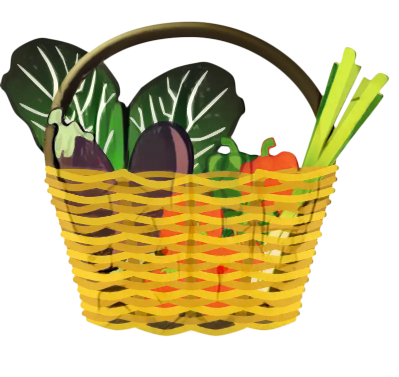 Basket of Fresh Vegetables