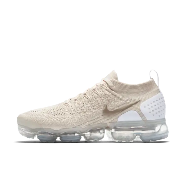 Beige Knit Running Shoe