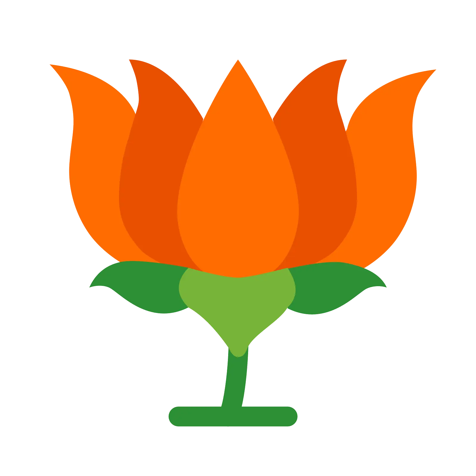 Orange Lotus Flower Blossom