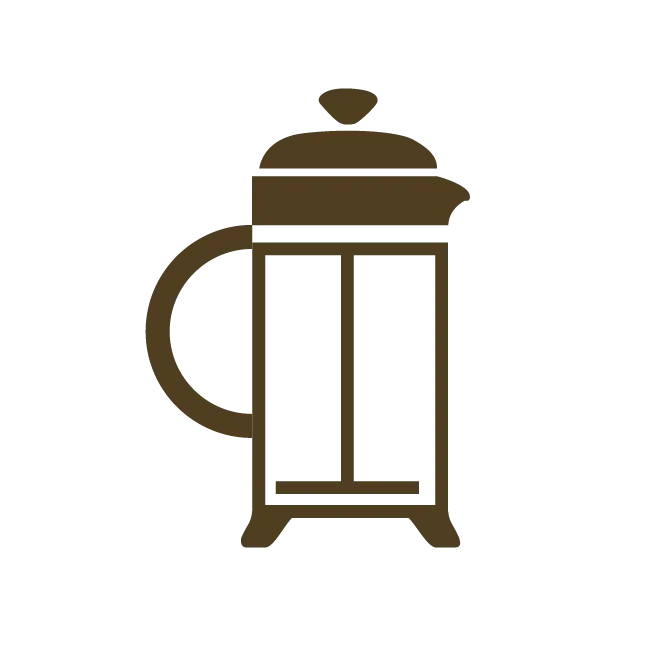 French Press Coffee Maker Icon