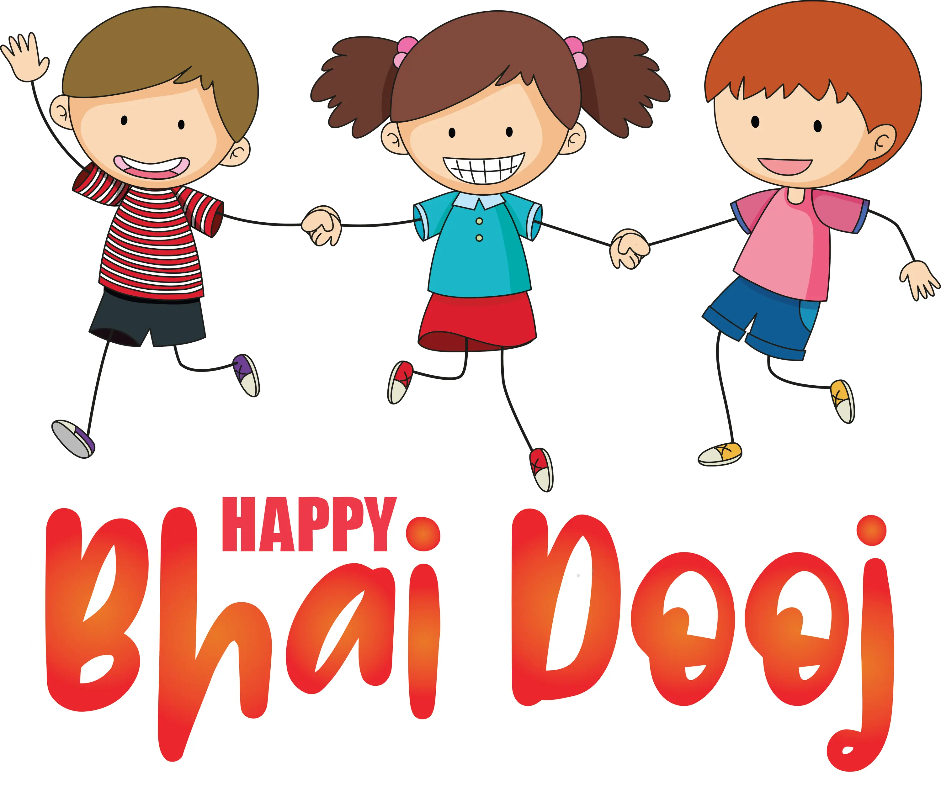Happy Bhai Dooj with Children
