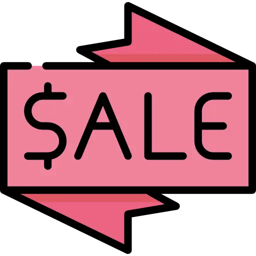Pink Sale Sign