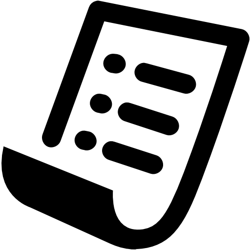 Checklist Icon in Black