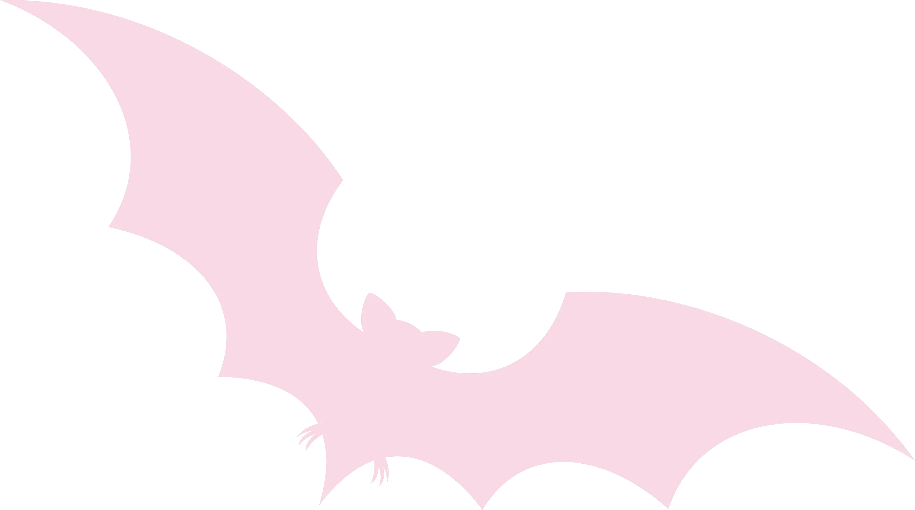 Pink Bat Silhouette for Halloween