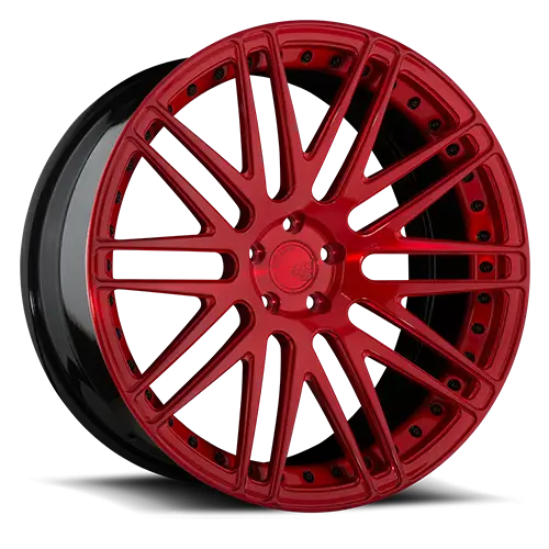Red Alloy Wheel Design