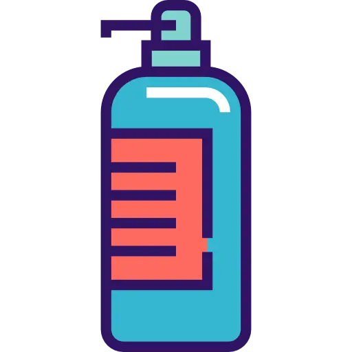 Colorful Lotion Bottle Illustration