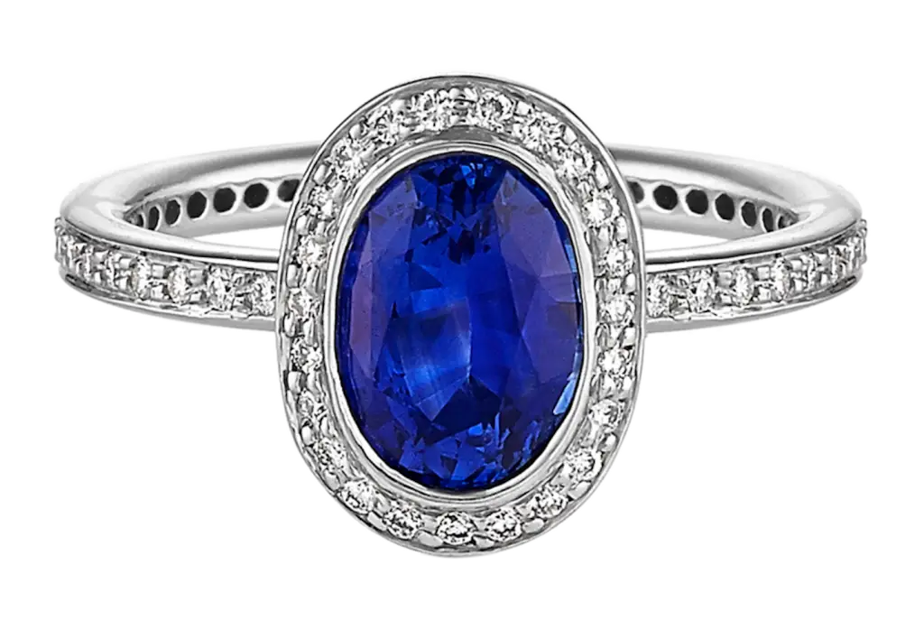 Elegant Blue Gemstone Ring
