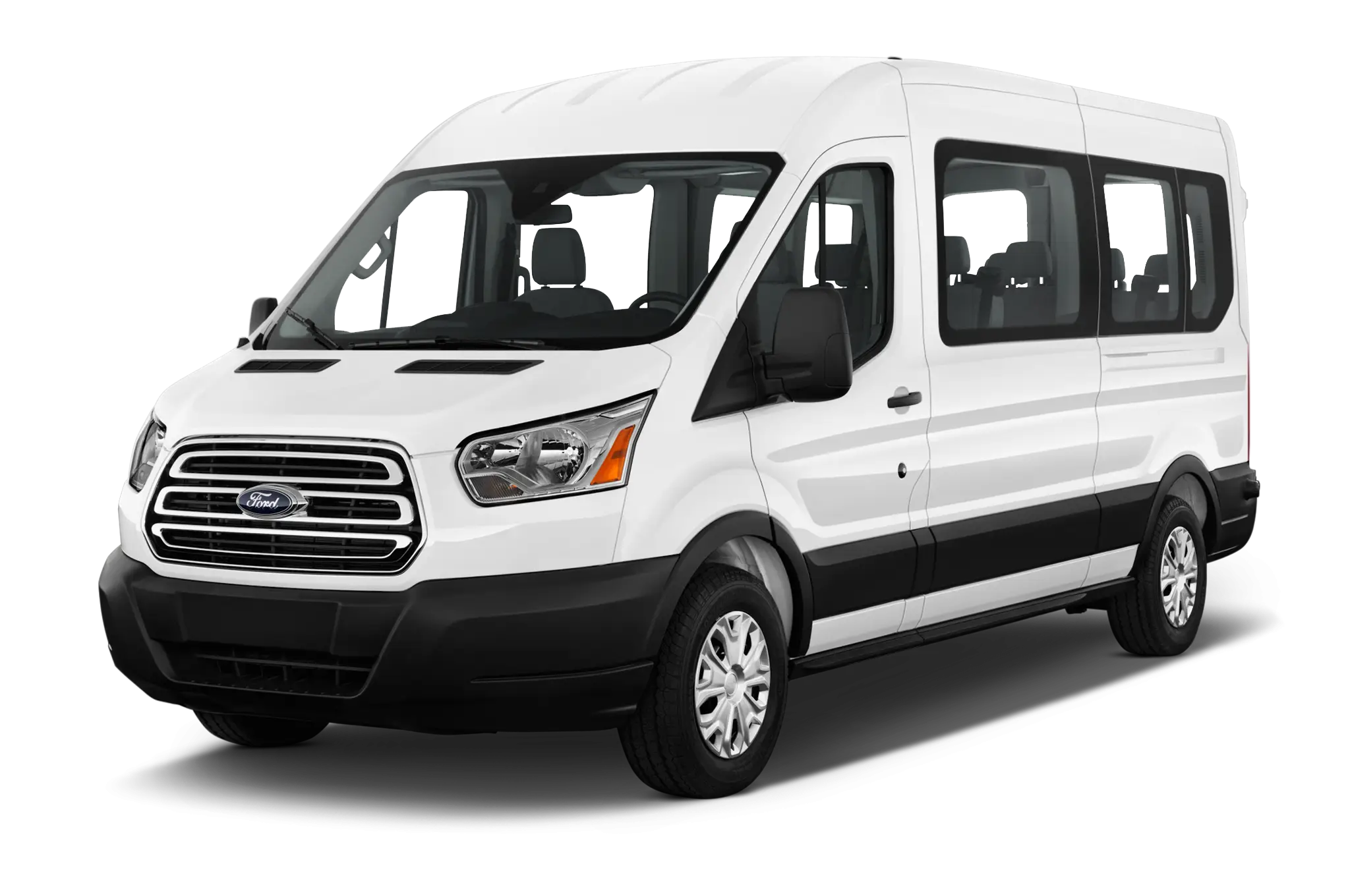 White Van Illustration for Travel and Transport