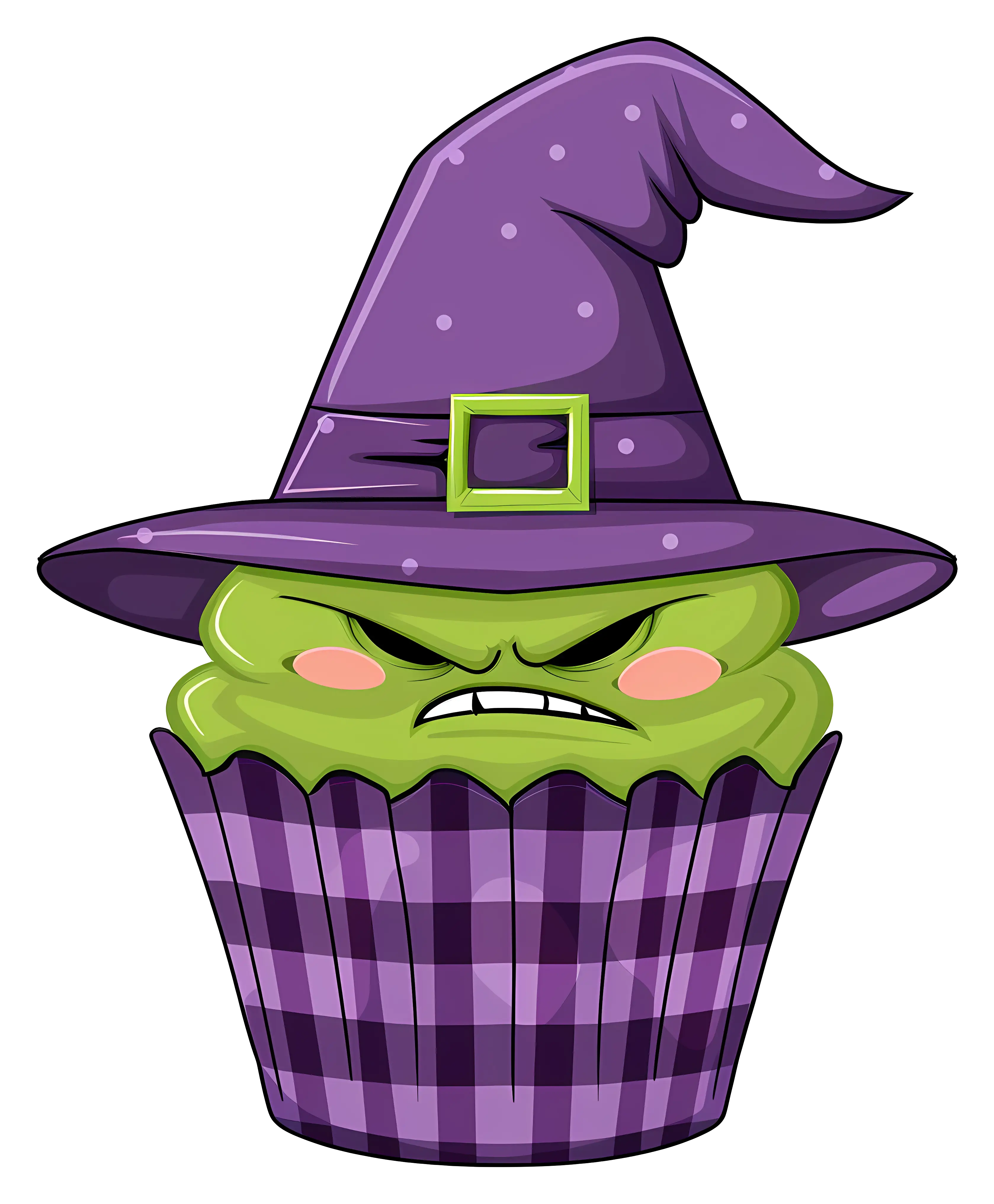 Witch Themed Halloween Cupcake