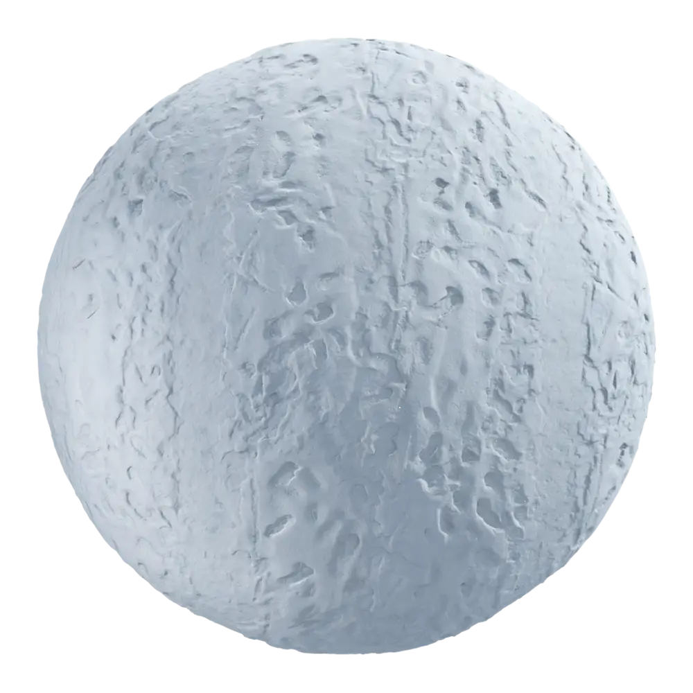 Textured White Sphere 3D Model