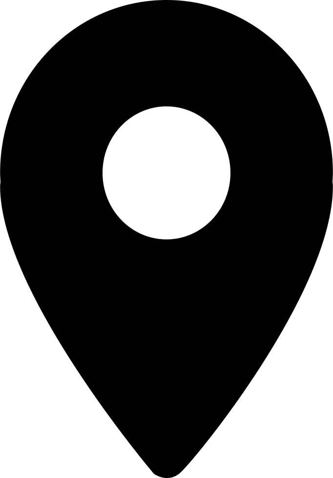 Black Location Pin Icon