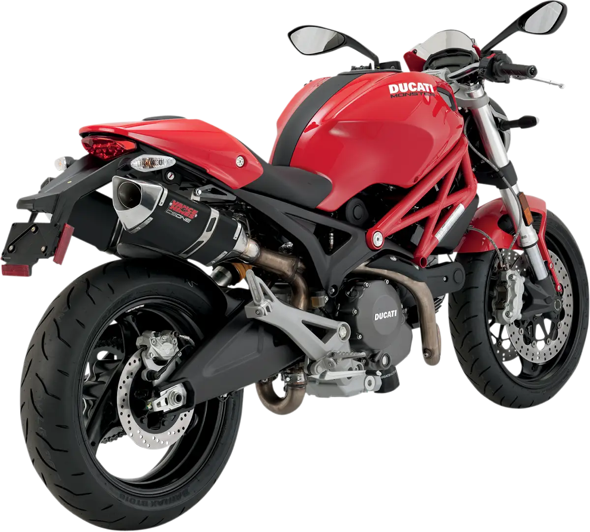Red Ducati Motorcycle with Modern Design
