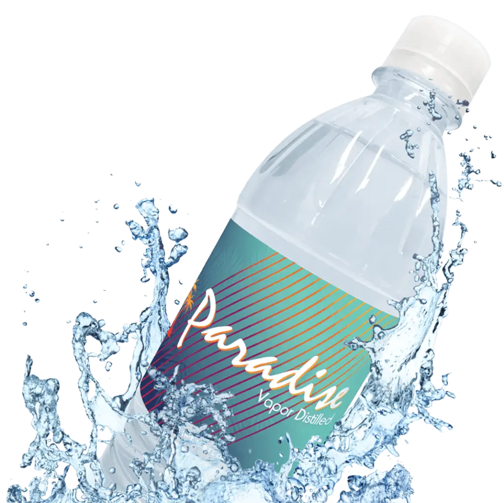 Paradise Vapor Distilled Water Bottle