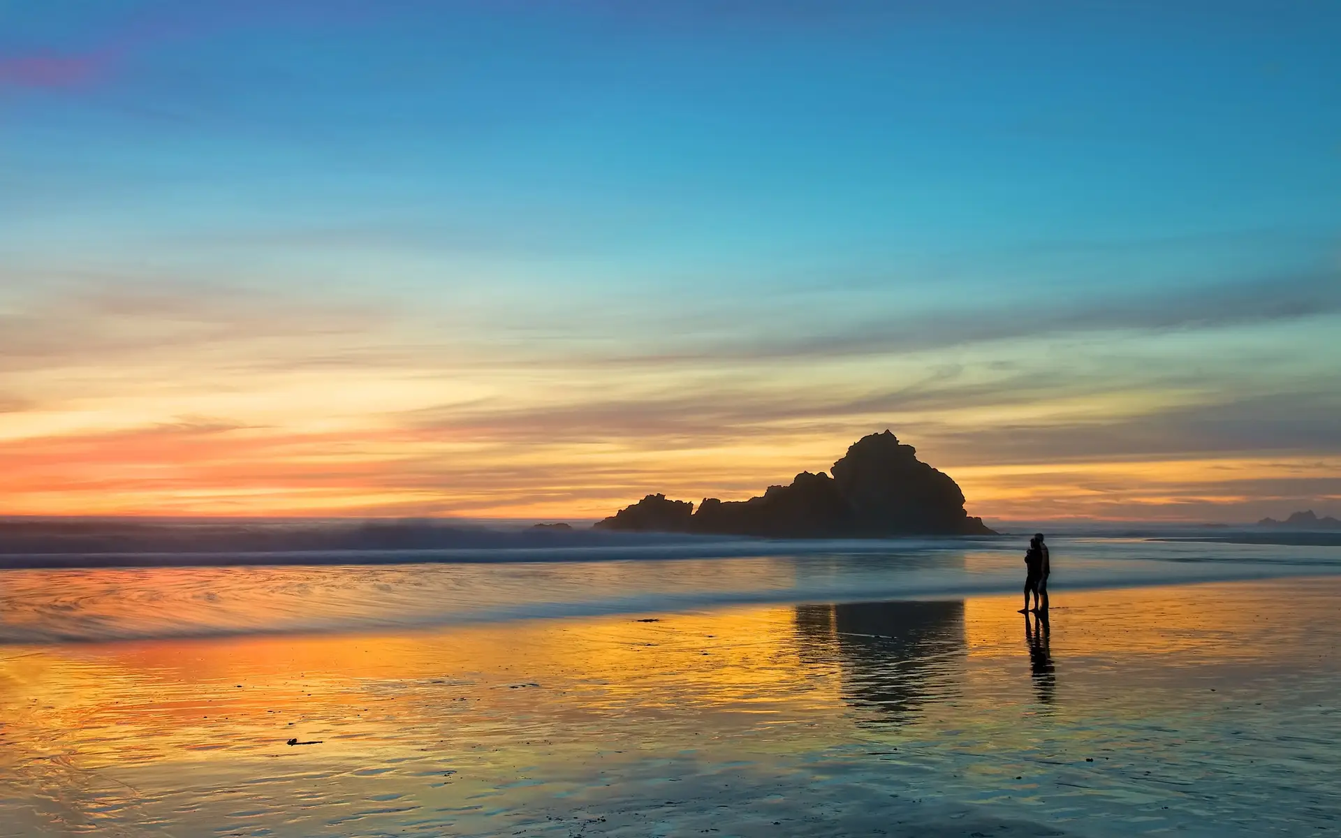 Sunset on Beach