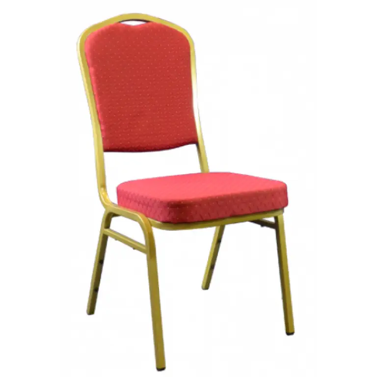 Red Chair with Cushion for Comfortable Seating