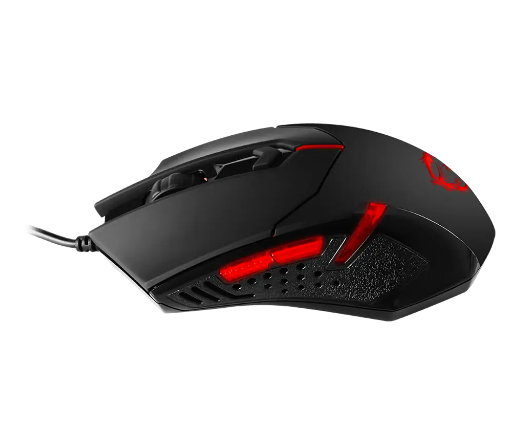 High-Tech Black Gaming Mouse Accessory