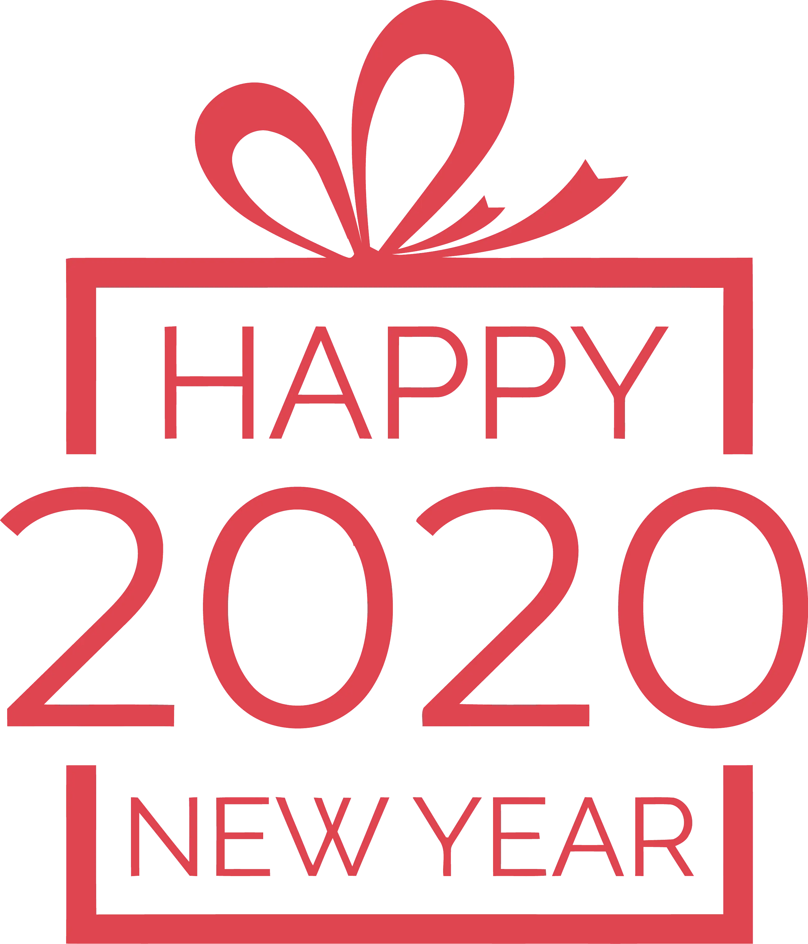 Happy New Year 2020 Greeting