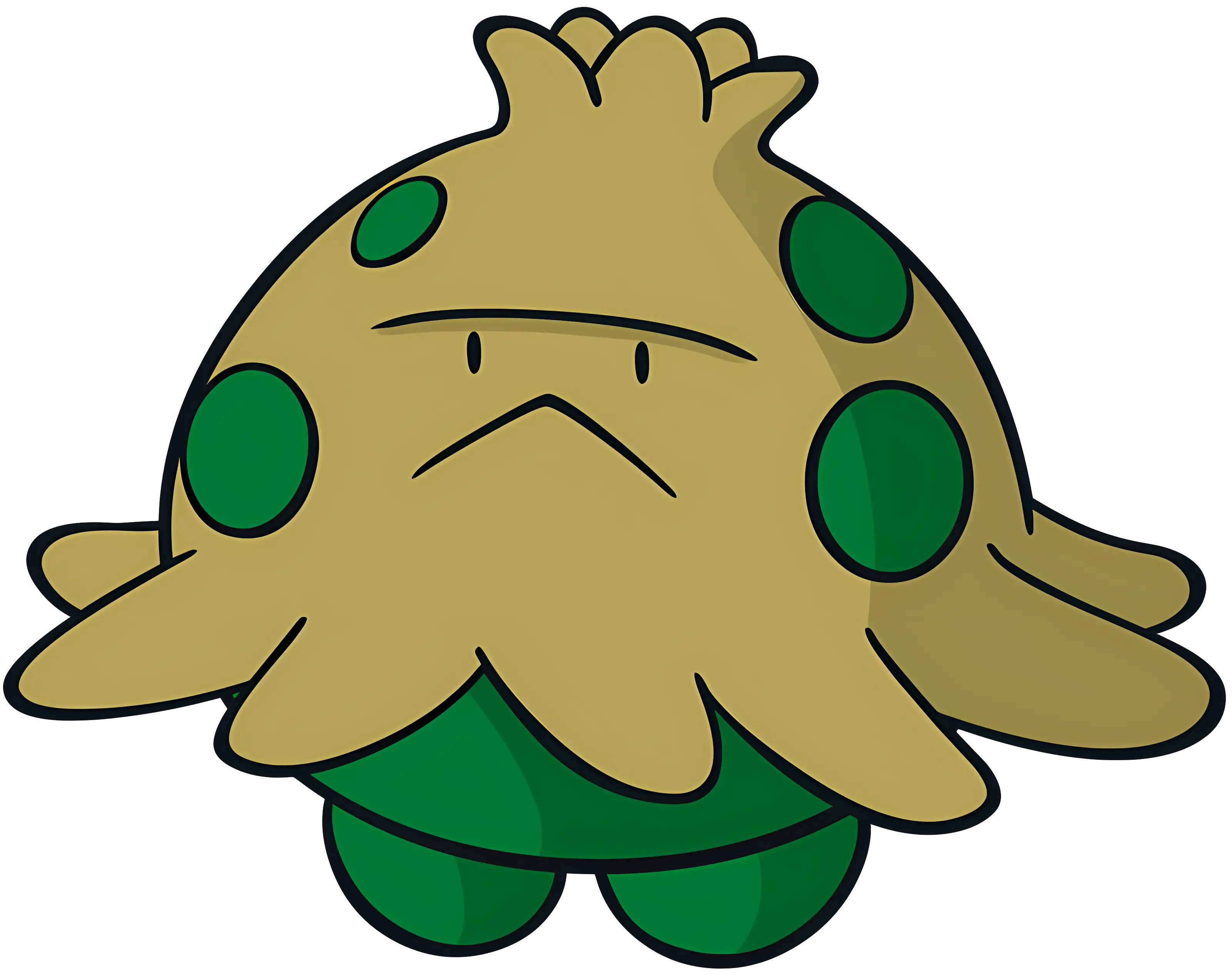 Cartoon Mushroom with Spots