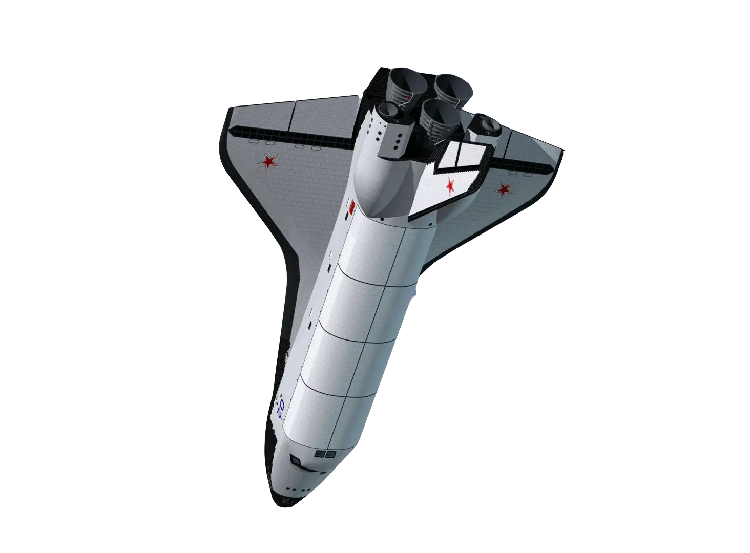 Space Shuttle in Flight