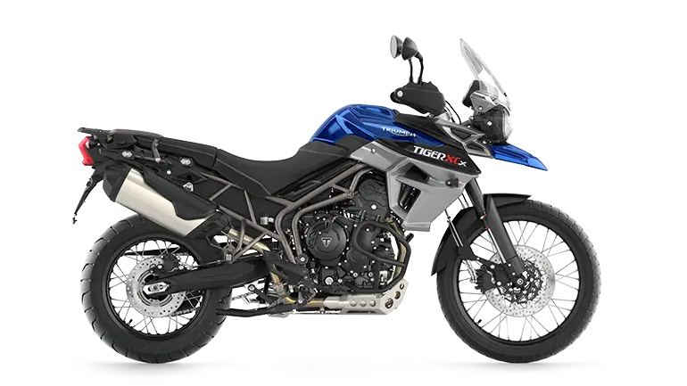 Blue Motorcycle Illustration