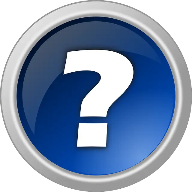 3D Circular Question Mark Icon