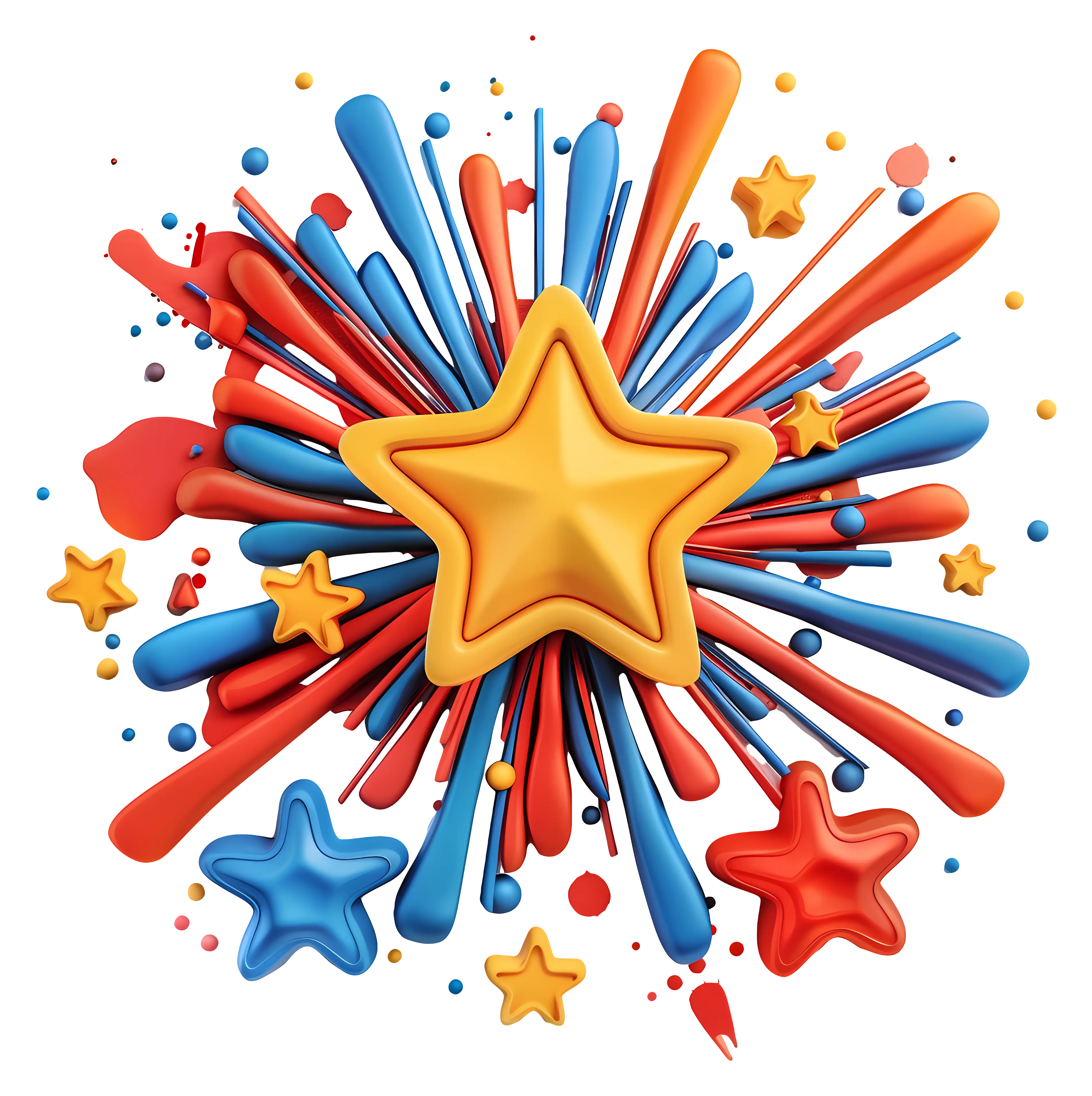 Colorful Starburst Illustration