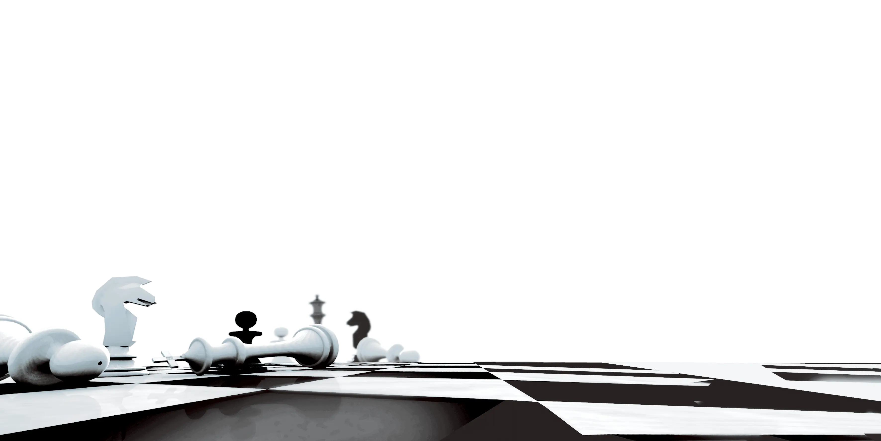 Chess Pieces on a Chess Board