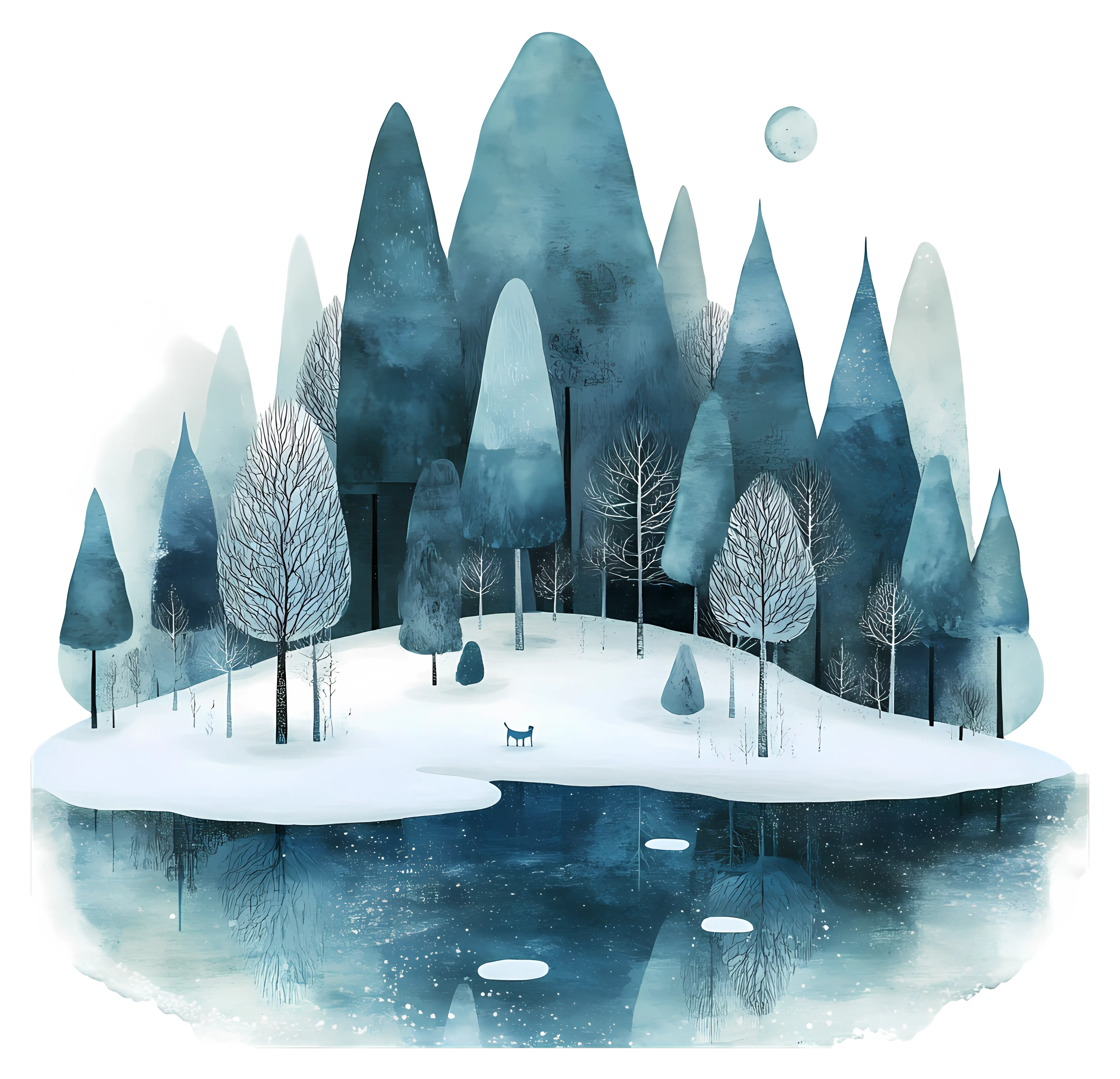 Winter Forest Landscape
