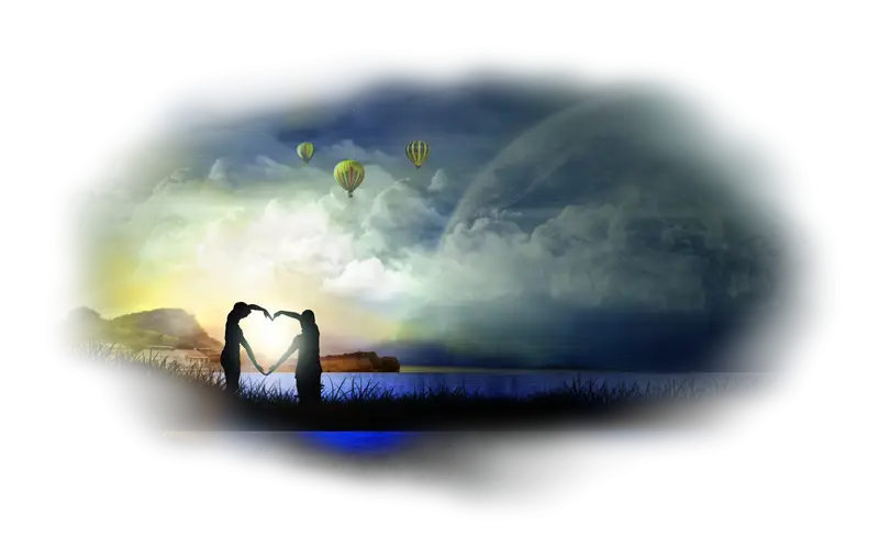 Romantic Couple Silhouette