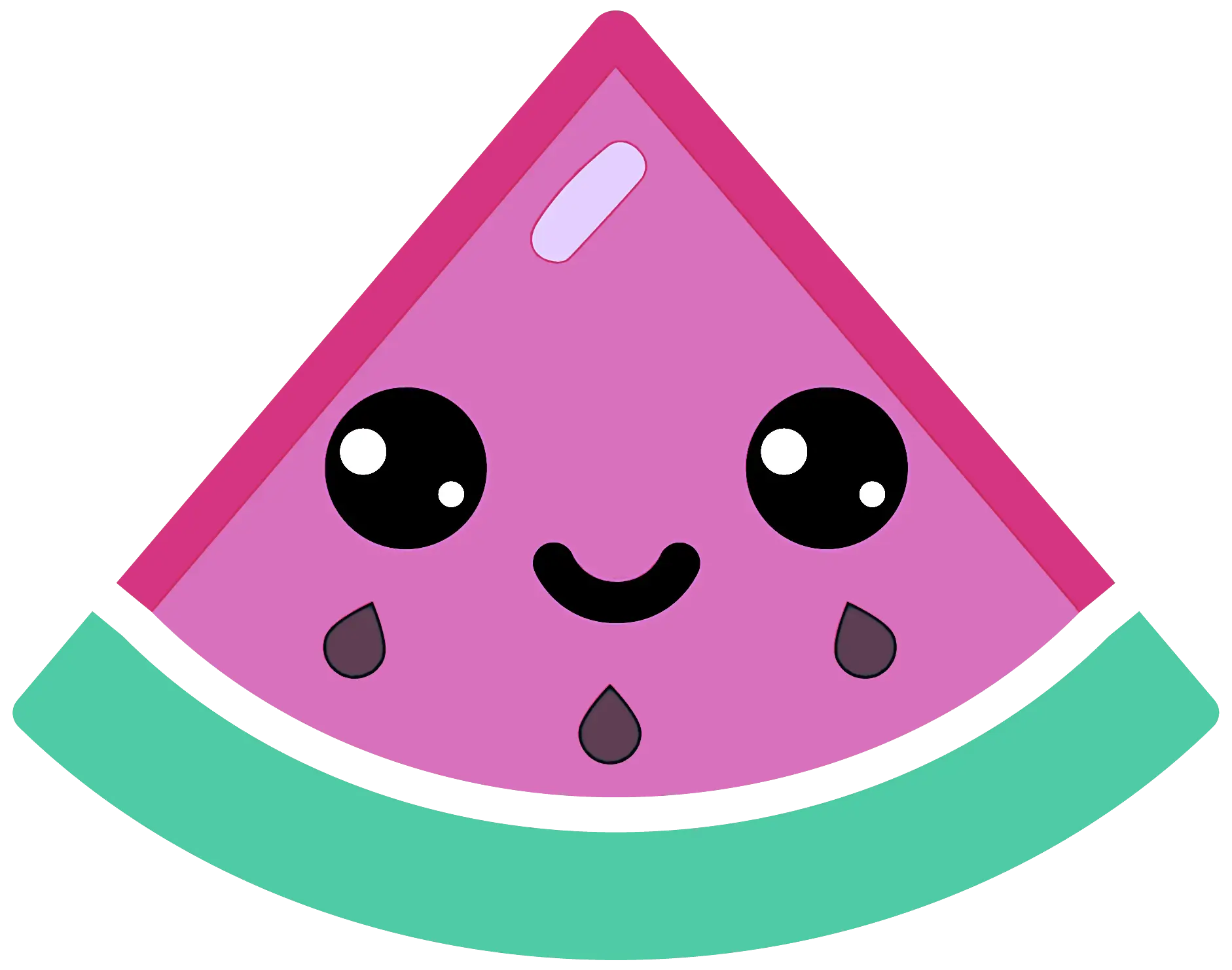 Kawaii Watermelon Slice