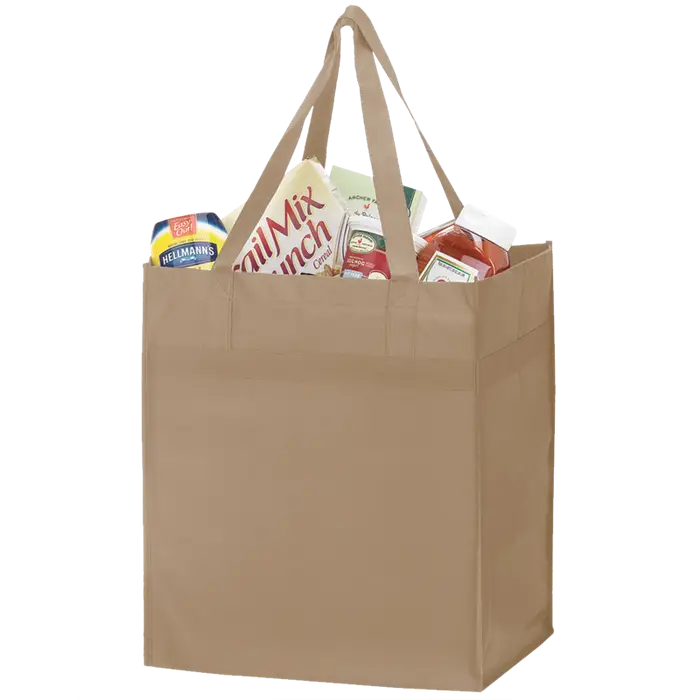 Full Brown Grocery Bag
