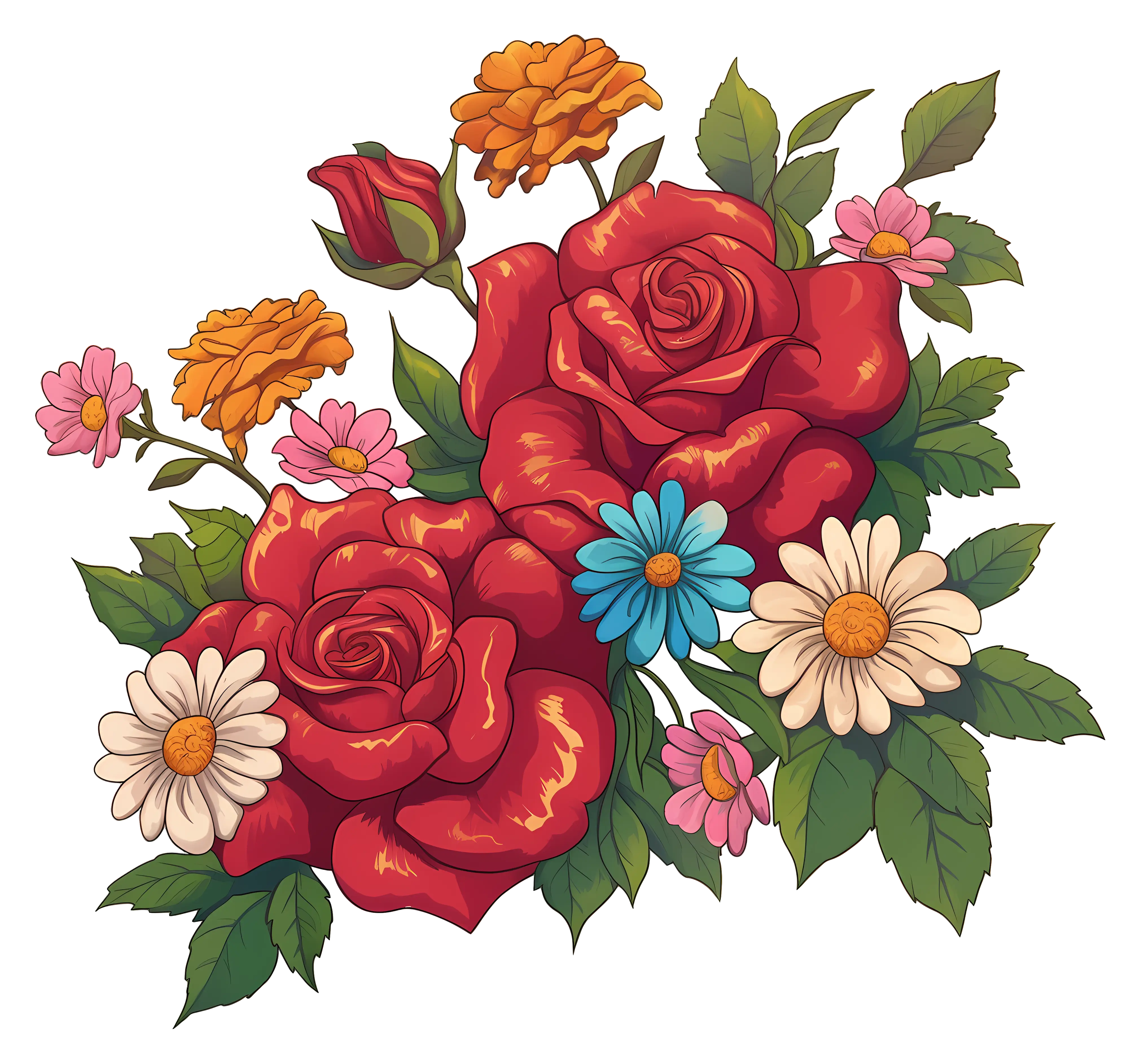 Colorful Floral Bouquet