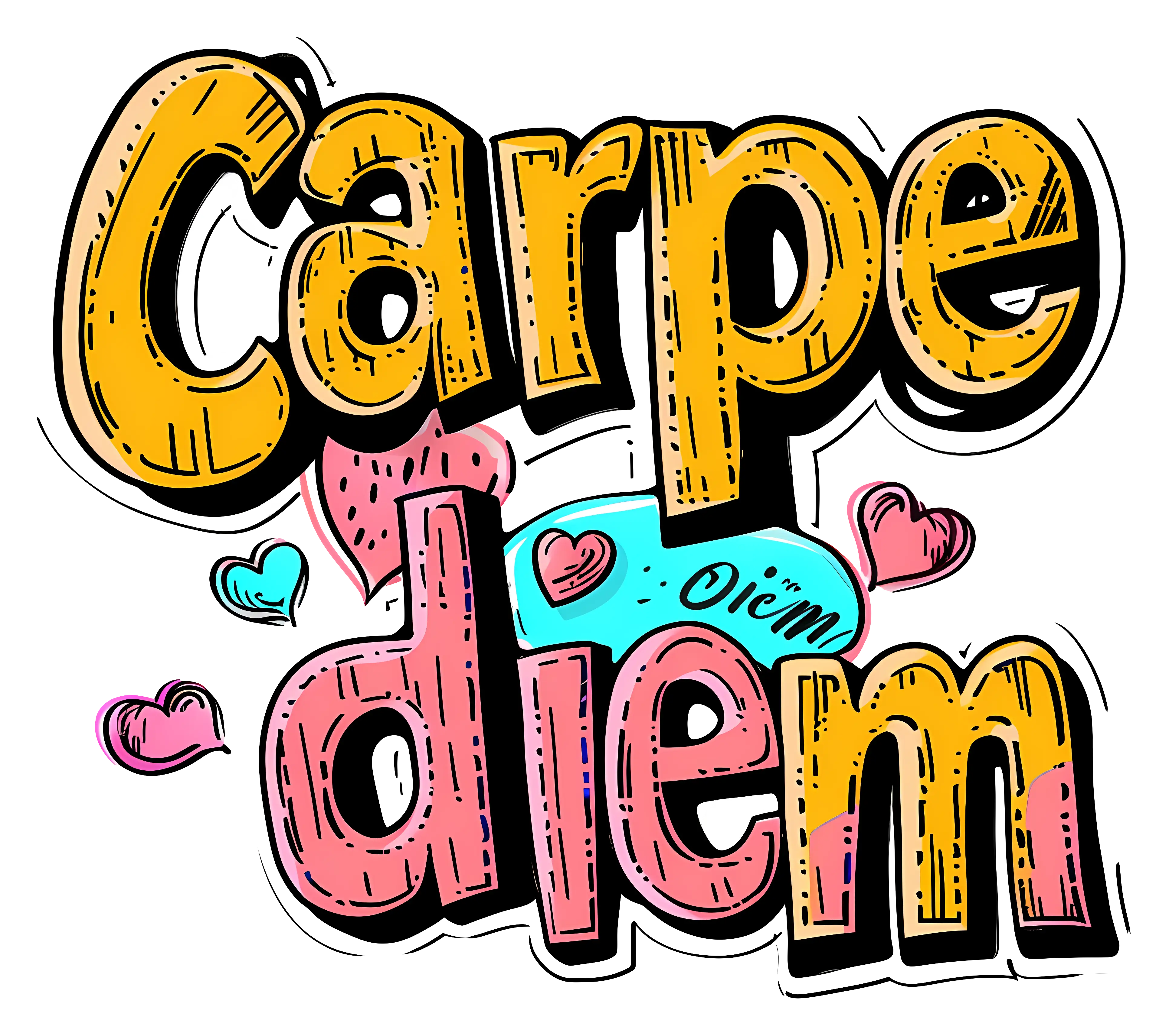 Carpe Diem Motivational Text