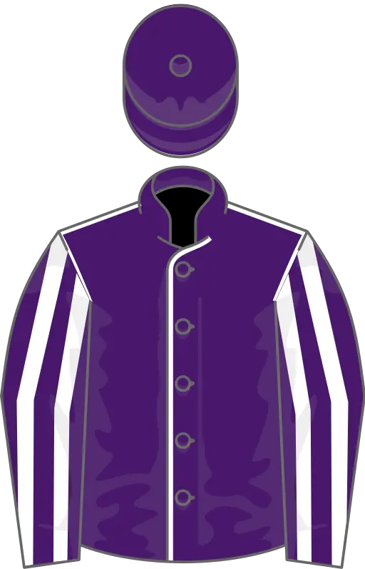 Purple Jockey Uniform with Cap