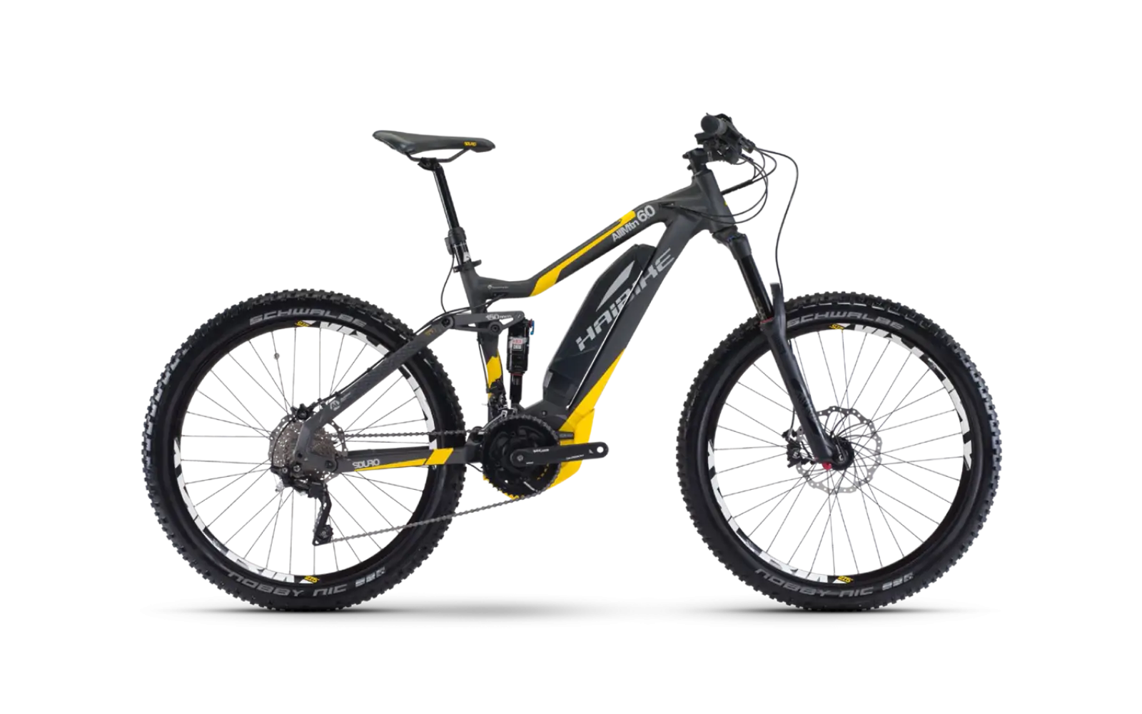 Yellow and Black Electric Bike