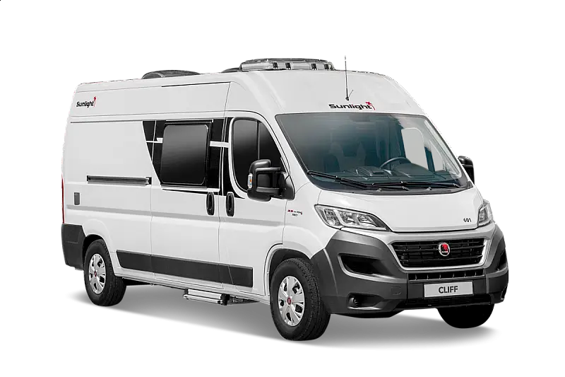 White Camper Van for Adventure Travel