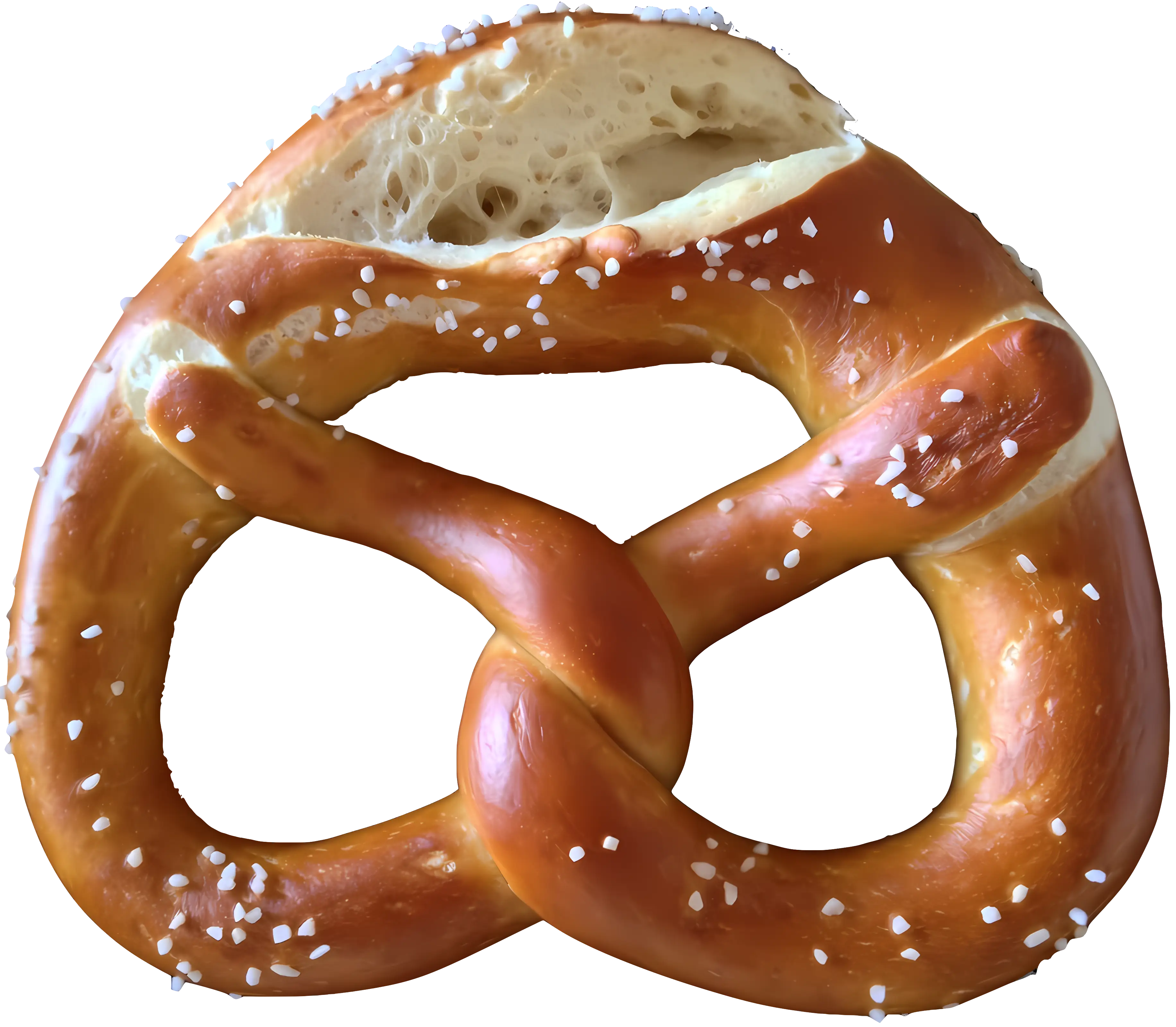Delicious Salted Pretzel Illustration