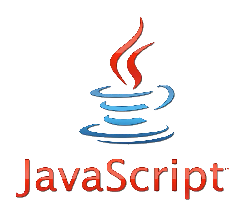 JavaScript Development Logo with Coffee Cup
