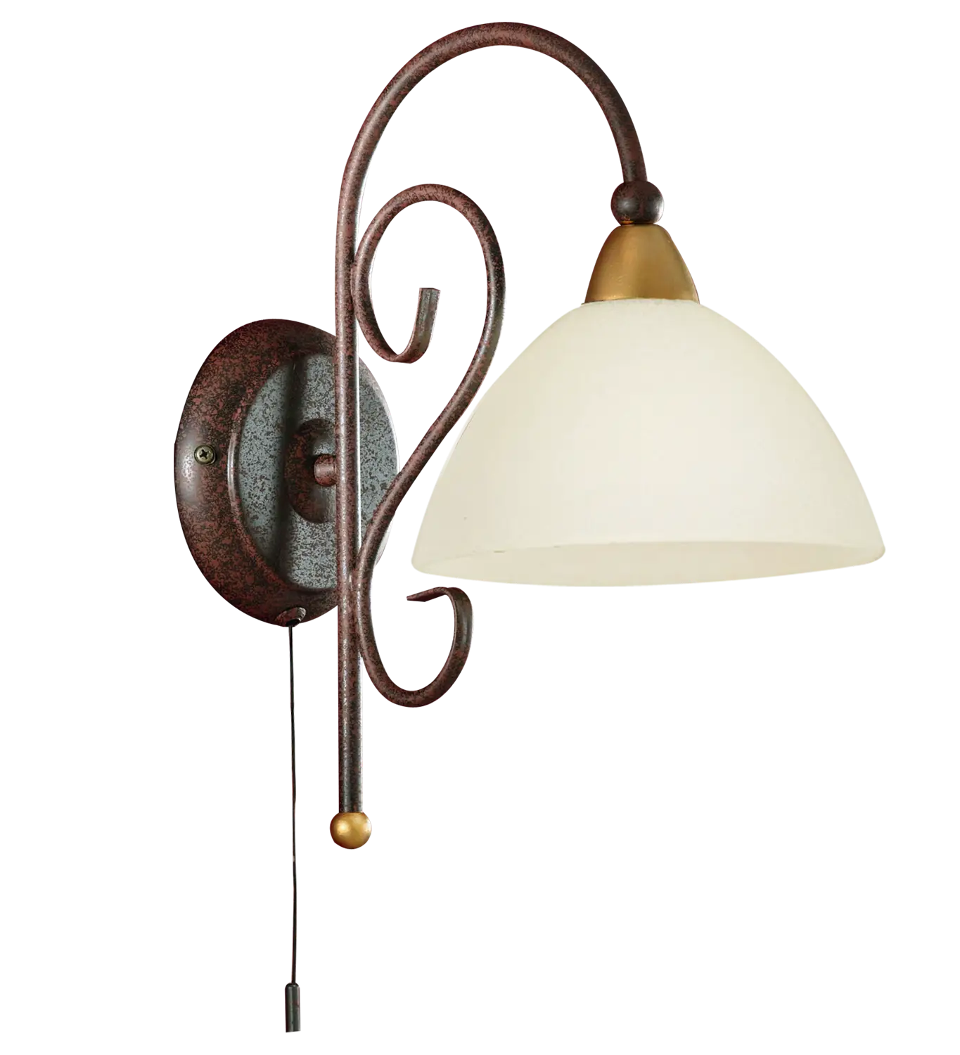 Vintage Wall Lamp with Pull Chain