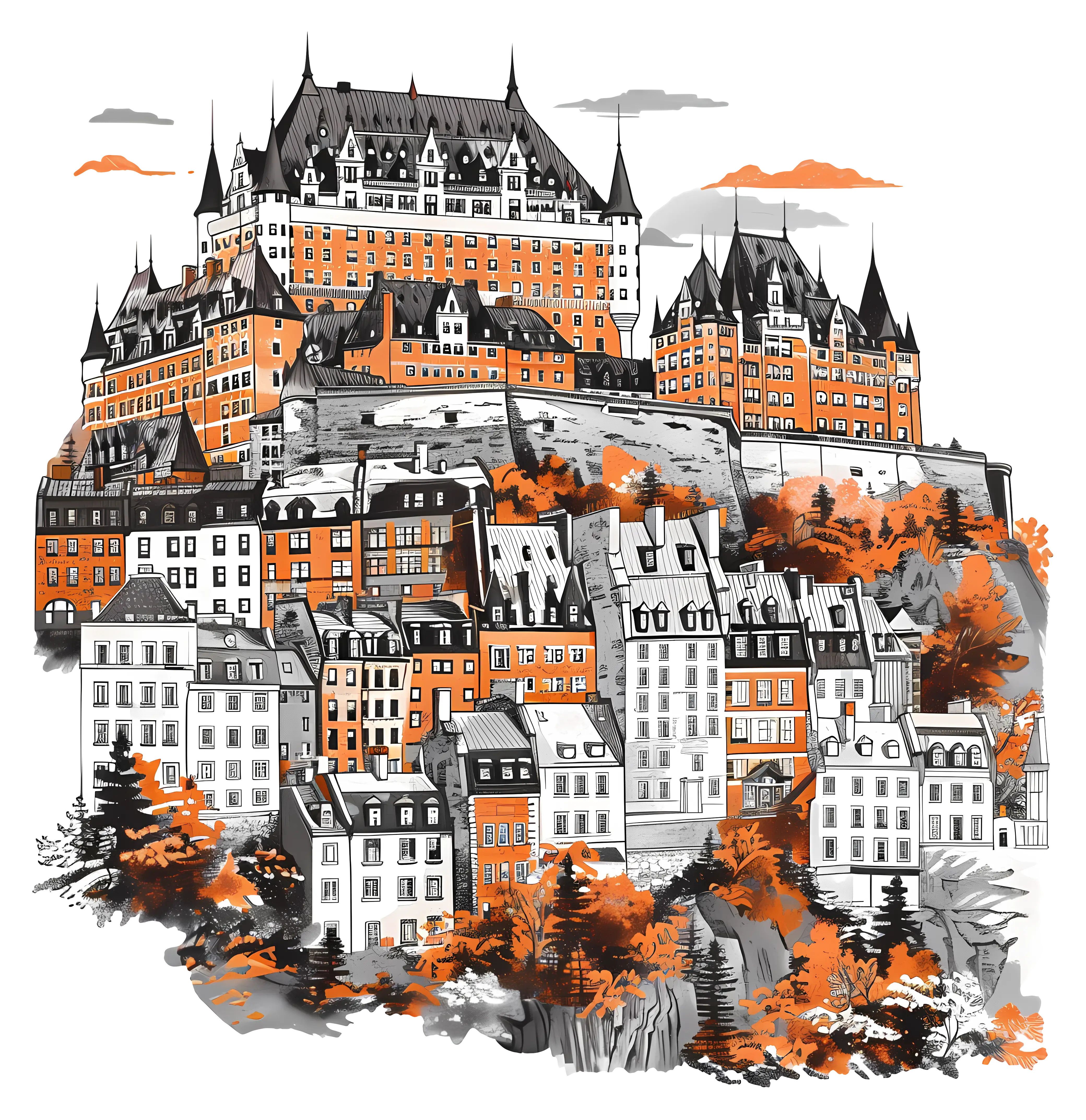 Historic Castle on a Hill