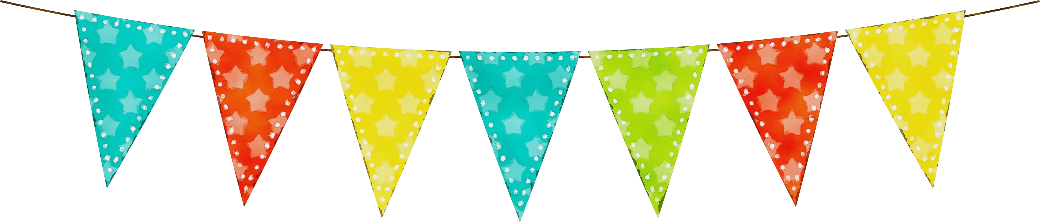 Colorful Festive Bunting Flags