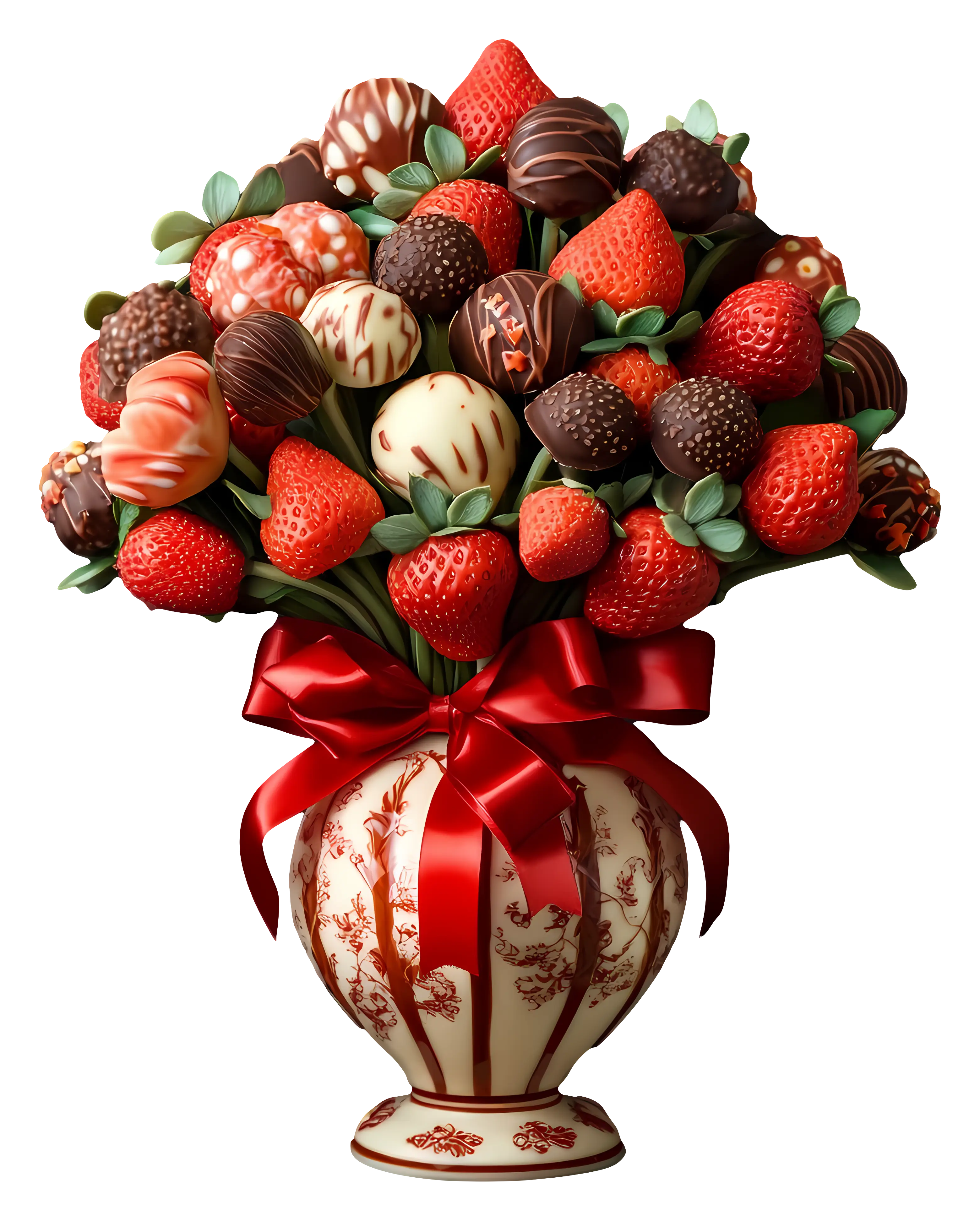 Chocolate and Strawberry Bouquet