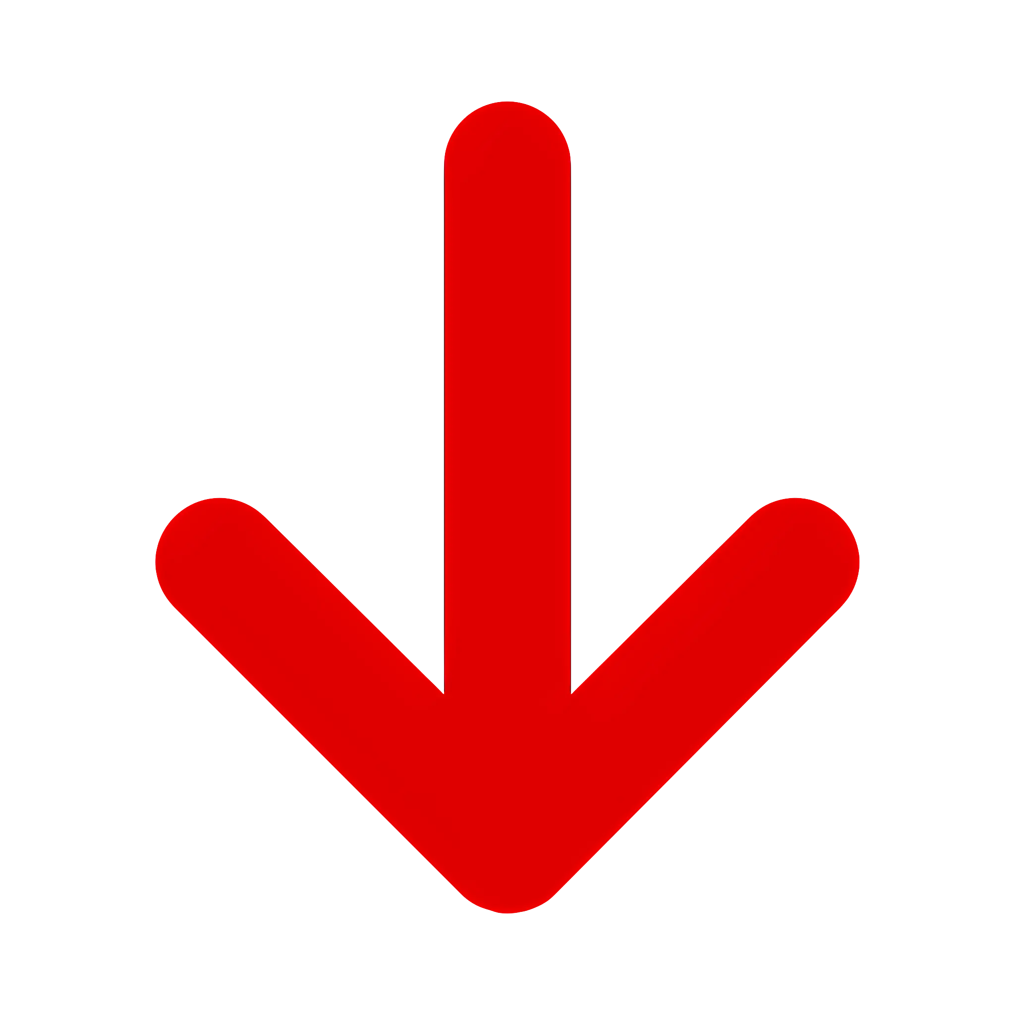 Downward Red Arrow Icon
