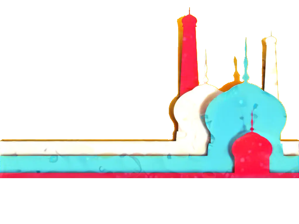 Colorful Mosque Illustration