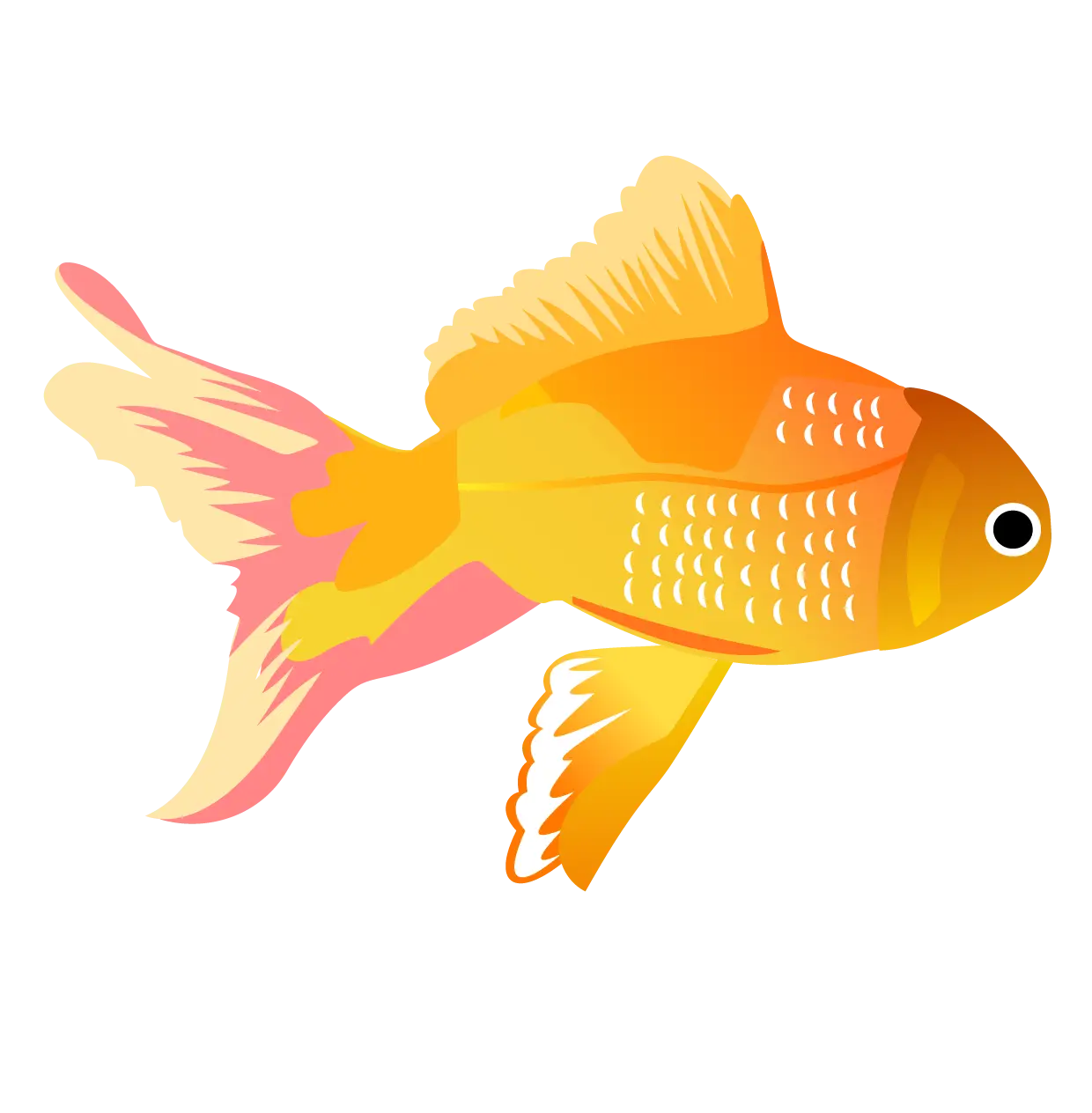 Colorful Goldfish Illustration