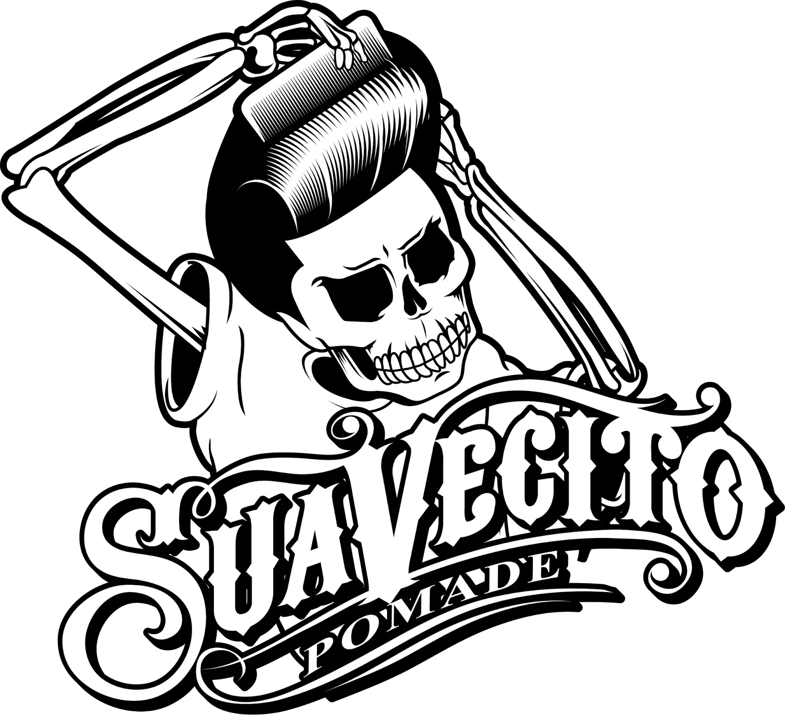 Suavecito Pomade Skeleton Logo
