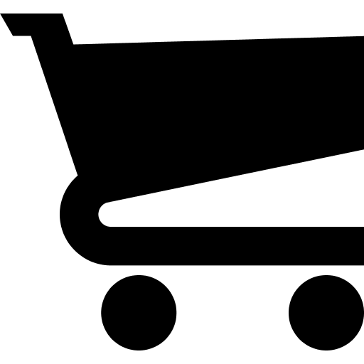 Black Shopping Cart Icon