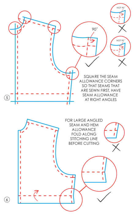 Detailed Sewing Pattern Instructions