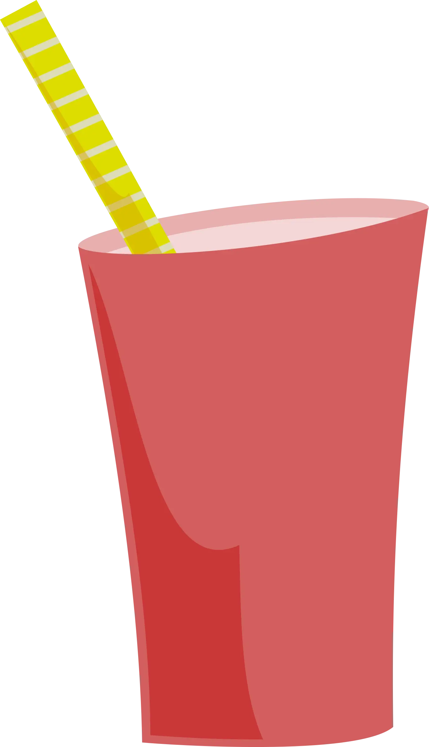 Red Cup with a Straw