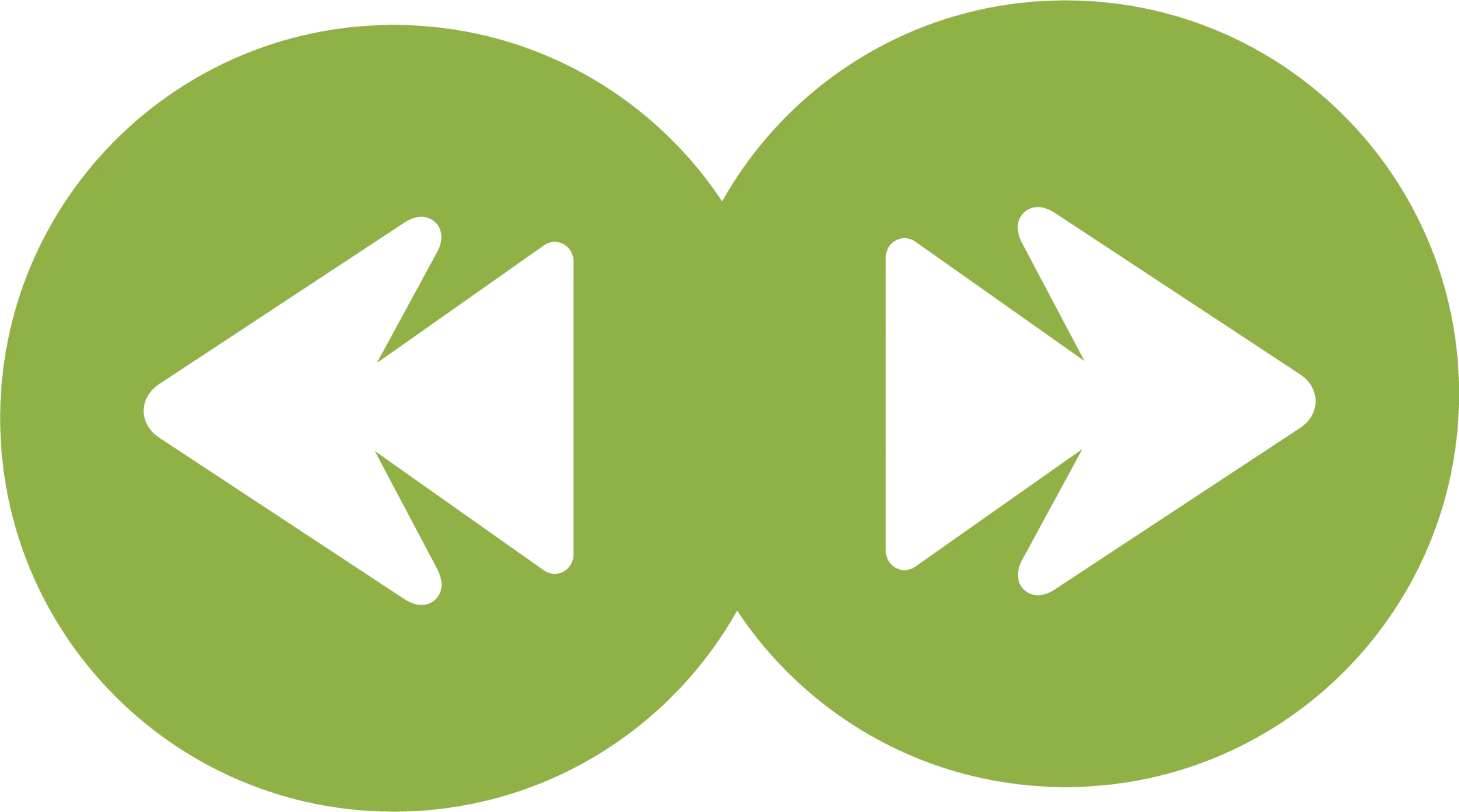 Green Left and Right Arrows